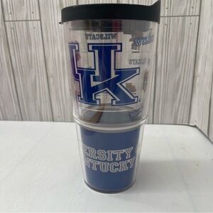 Tervis Tumbler Travel Cup University of Kentucky Wildcats 24 oz With Black Lid